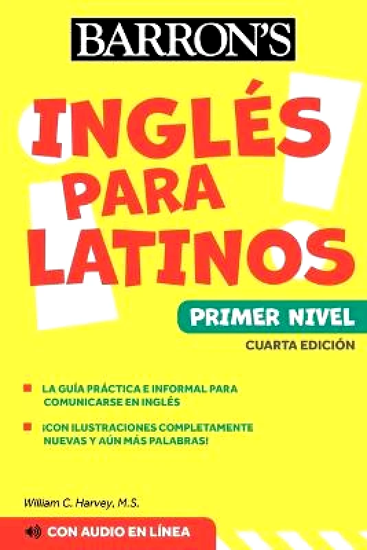 Ingles Para Latinos, Level 1 + Online Audio William C Harvey Barrons Educational Services φωτογραφία
