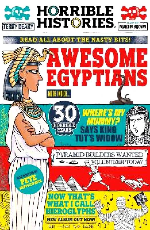 Awesome Egyptians (newspaper edition) Peter Hepplewhite Scholastic 0105 φωτογραφία