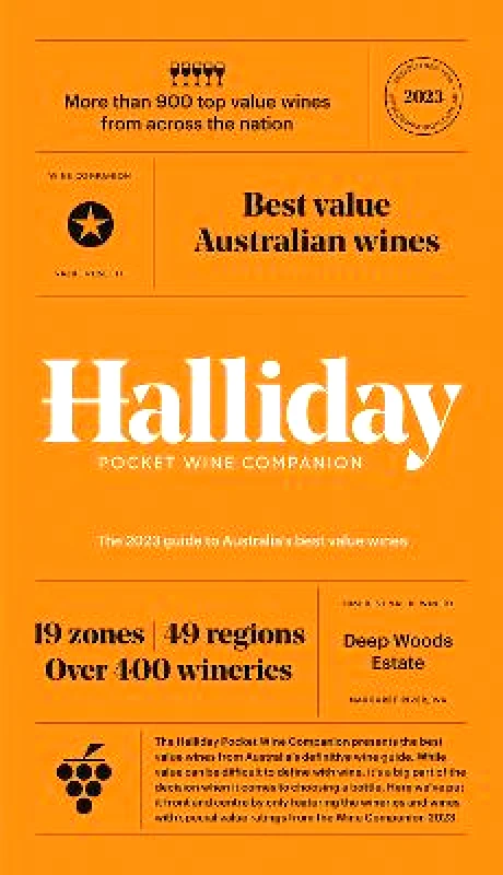 Hardie Grant Books Halliday Pocket Wine Companion 2023: The 2023 Guide to Australia's Best Value Wines James Halliday Hardie Grant Books Hardback