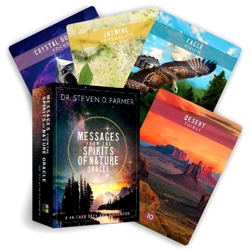 Hay House Inc Messages from the Spirits of Nature Oracle: A 44-Card Deck and Guidebook Steven Farmer, PhD Hay House Inc Cards 2022