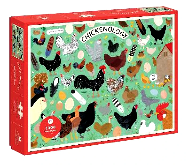 Princeton Architectural Press Chickenology Puzzle: 1000 Piece Puzzle Camilla Pintonato Princeton Architectural Press
