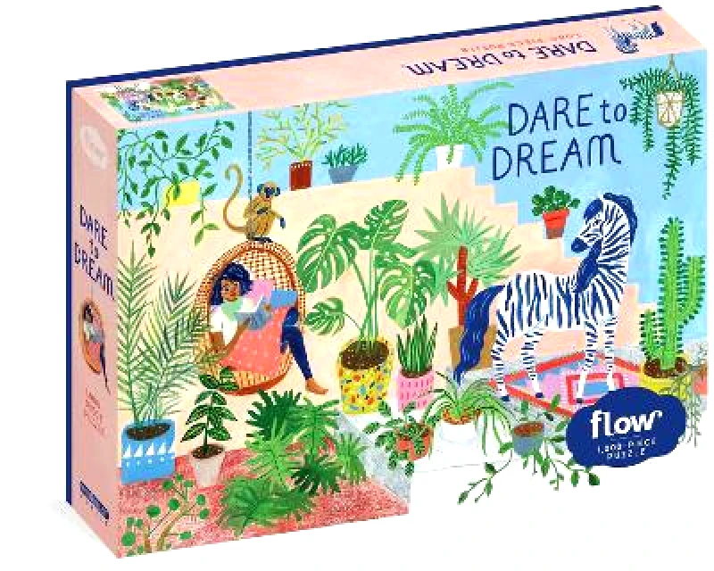 Workman Adult Dare to Dream 1,000-Piece Puzzle: (Flow) for Adults Families Picture Quote Mindfulness Game Gift Jigsaw 26 3/8” x 18 7/8” Irene Smit Workman Adult 0407