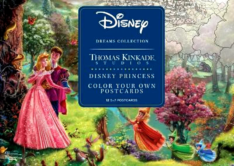 Andrews McMeel Publishing Disney Dreams Collection Thomas Kinkade Studios Disney Princess Color Your Own P Andrews McMeel Publishing 0611
