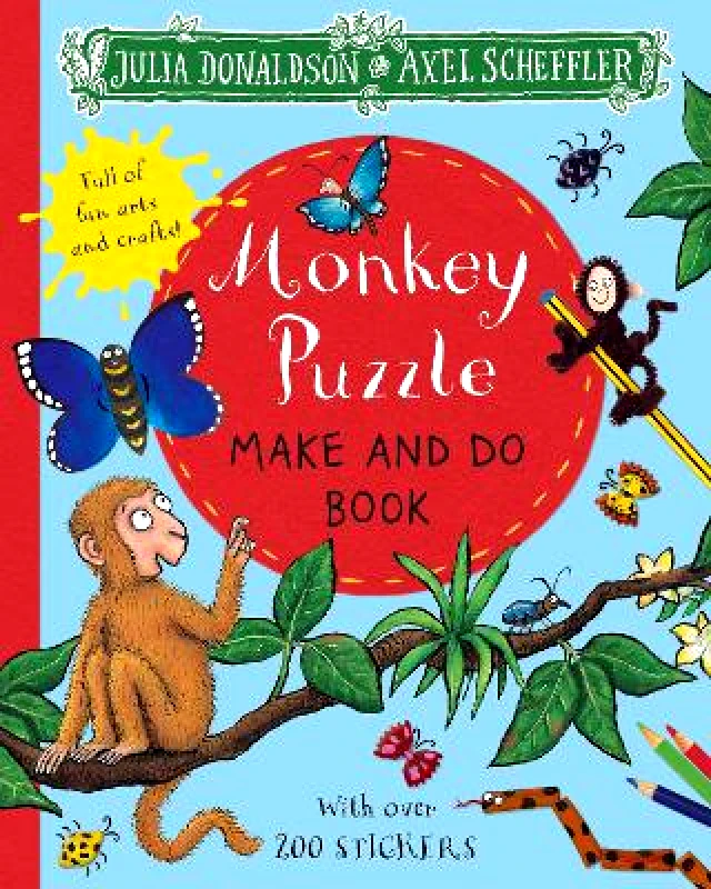 Macmillan Children's Books Monkey Puzzle Make and Do Book Julia Donaldson Macmillan Children's Books 2020 Paperback / softback