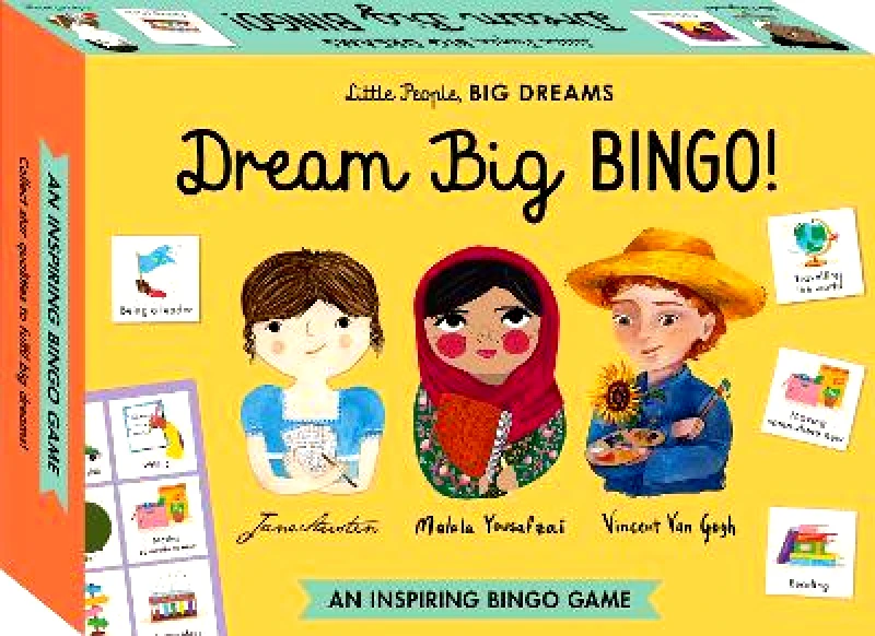 Kaddo Little People, BIG DREAMS: Dream Big BINGO!: An Inspiring Bingo Game Maria Isabel Sanchez Vegara Kaddo 0926