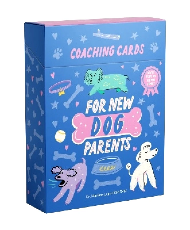 Smith Street Gift Coaching Cards for New Dog Parents: Advice from an animal expert Dr. Marlena Lopez BSc DVM Smith Street Gift 0501