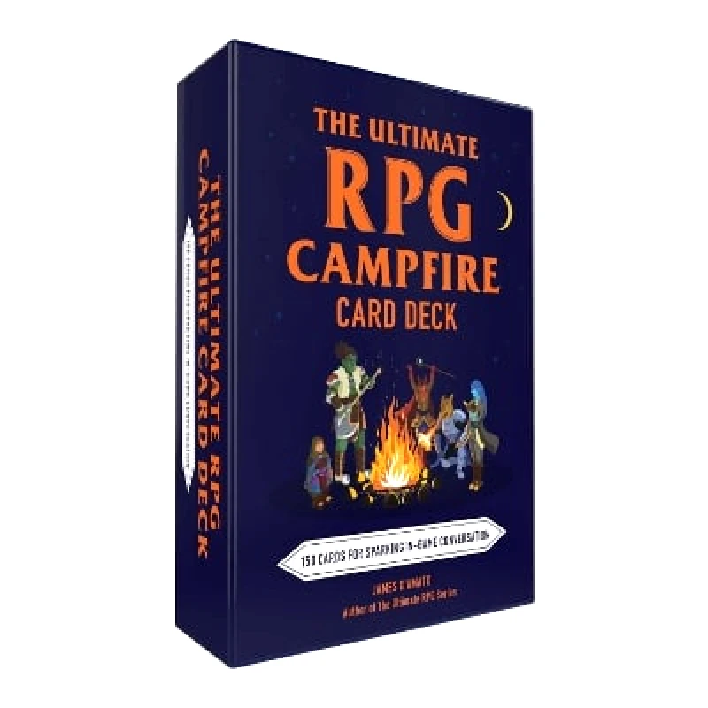 The Ultimate RPG Campfire Card Deck: 150 Cards for Sparking In-Game Conversation James D’Amato Adams Media Corporation 0831 φωτογραφία