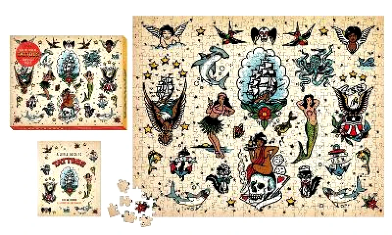 Running Press Adult For the Love of Tattoos 500-Piece Puzzle Verena Hutter Running Press Adult 0611