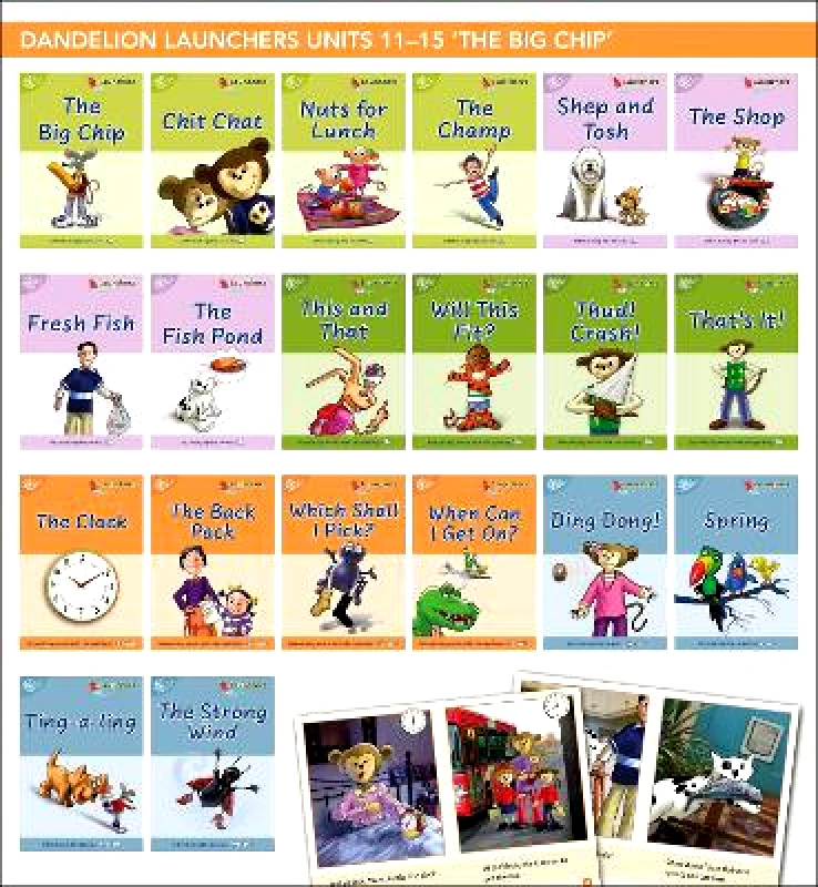 Phonic Books Ltd Phonic Books Dandelion Launchers Units 11-15: Adjacent consonants and consonant digraphs Phonic Books Ltd