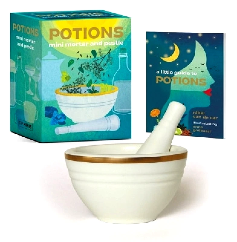 Running Press Miniature Editions Potions Mini Mortar and Pestle Nikki Van De Car Running Press Miniature Editions 0913