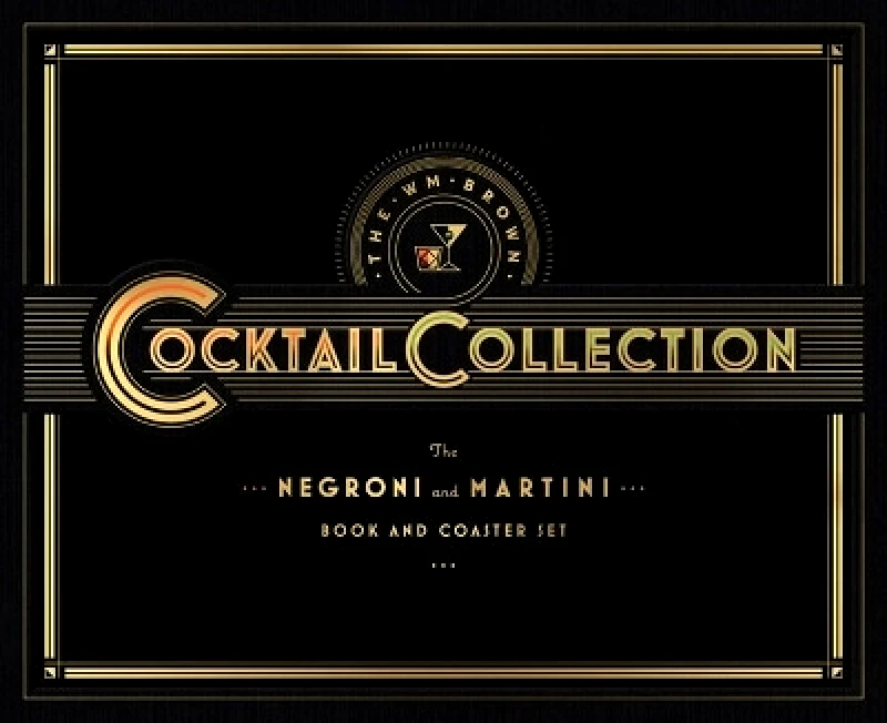 The Wm Brown Cocktail Collection: The Negroni and The Martini: Book and Coaster Set Matt Hranek Artisan Books 1005 φωτογραφία