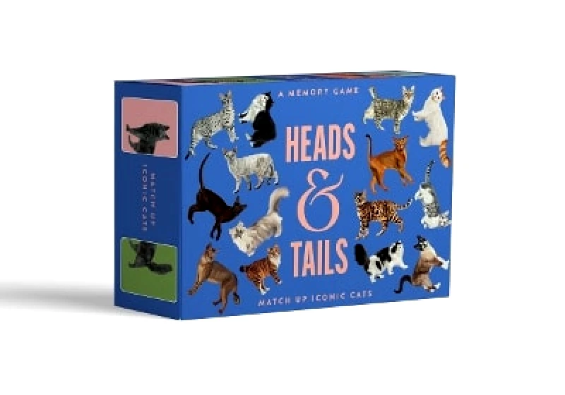 Smith Street Books Heads & Tails: A Cat Memory Game Cards: Match up iconic cats Smith Street Books 0130