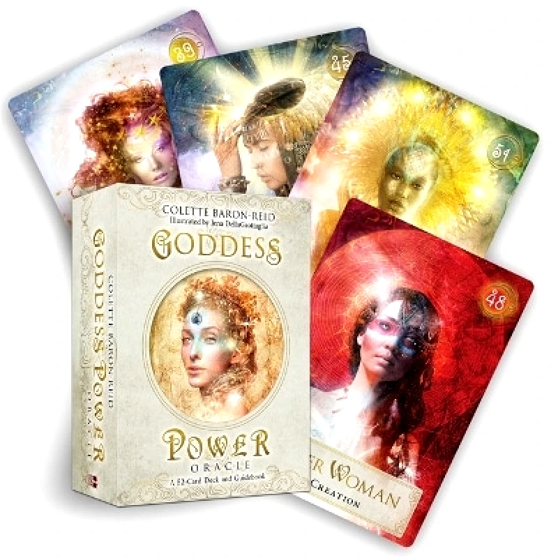 Hay House Inc Goddess Power Oracle (Standard Edition): A 52-Card Deck and Guidebook — Goddess Love Oracle Cards for Healing, Inspiration and Divination Colette Baron-Reid Hay House Inc 0218