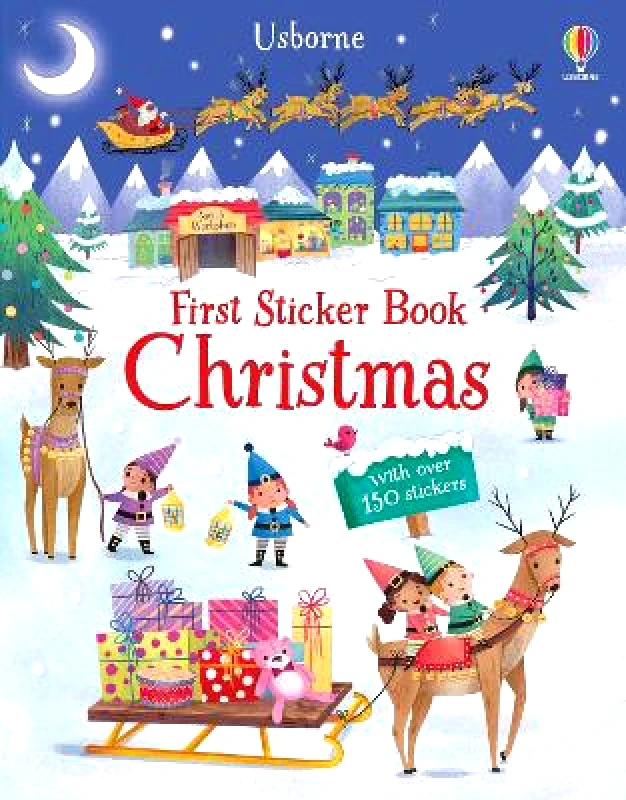 Usborne Publishing Ltd First Sticker Book Christmas: A Christmas Sticker Book for Children Alice Beecham Usborne Publishing Ltd