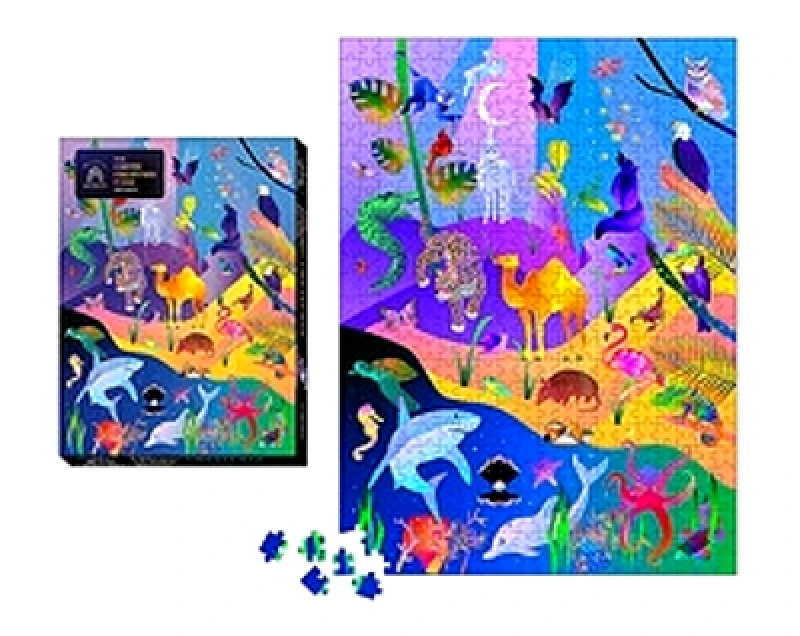 Running Press Adult Mystic Mondays: The Cosmic Creatures Puzzle: 500 Pieces Grace Duong Running Press Adult 1029