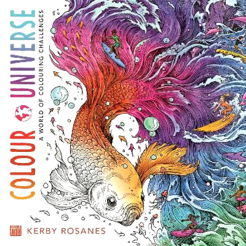 LOM Art Colour Universe: A World of Colouring Challenges Kerby Rosanes LOM Art