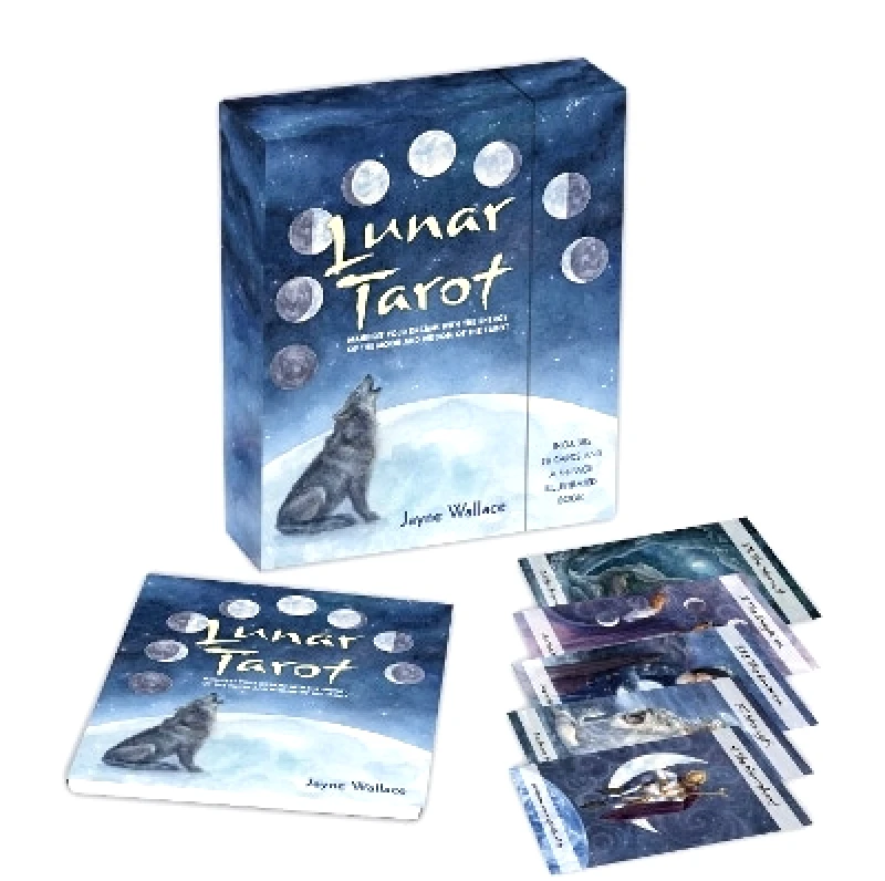 CICO Books Lunar Tarot: Manifest Your Dreams with the Energy of the Moon and Wisdom of the Tarot Jayne Wallace CICO Books