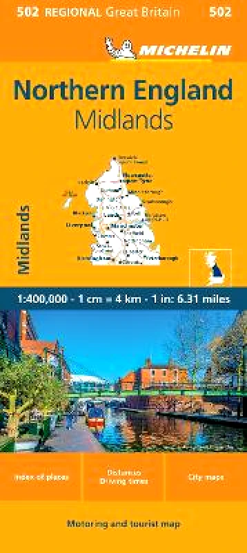 Michelin Editions des Voyages Northern England - Michelin Regional Map 502: Map Michelin Editions des Voyages 0815