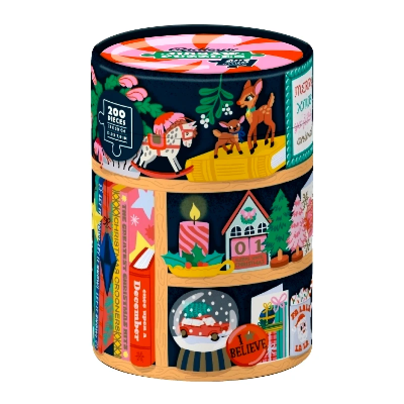 Chronicle Books Festive Curiosities 200-Piece Jigsaw Puzzle Ridley's Games Chronicle Books 0808