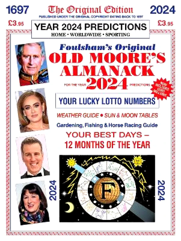 W Foulsham & Co Ltd Old Moore's Almanac 2024 Francis Moore W Foulsham & Co Ltd