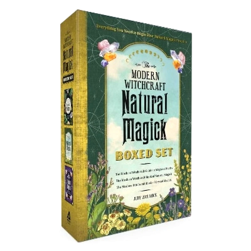 Adams Media Corporation The Modern Witchcraft Natural Magick Boxed Set: The Modern Witchcraft Guide to Magickal Herbs, The Modern Witchcraft Book of Natural Magick, The Modern Witchcraft Book of Crystal Magick Judy Ann Nock Adams Media Corporation 1123