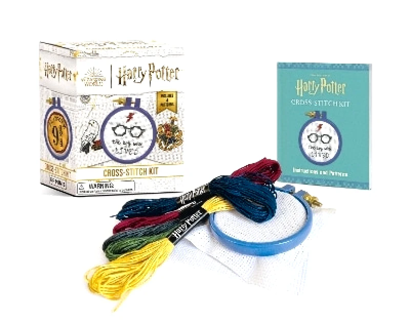 Running Press Miniature Editions Harry Potter Cross-Stitch Kit Warner Bros. Running Press Miniature Editions 0416