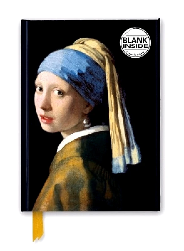 Flame Tree Publishing Johannes Vermeer: Girl with a Pearl Earring (Foiled Blank Journal) Flame Tree Publishing