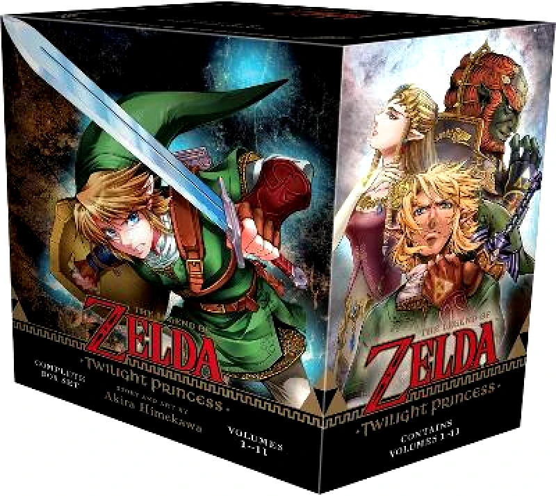The Legend of Zelda: Twilight Princess Complete Box Set: Includes volumes 1-11 with premium Akira Himekawa Viz Media, Subs. of Shogakukan Inc 1107 φωτογραφία