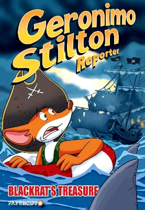 Papercutz Geronimo Stilton Reporter Vol. 10: Blackrat's Treasure Papercutz 0322