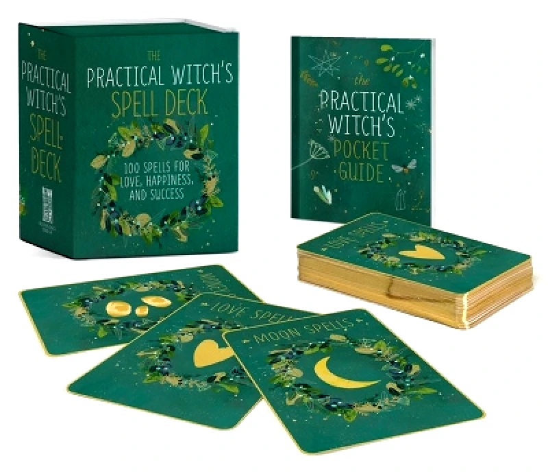 Running Press Miniature Editions The Practical Witch's Spell Deck: 100 Spells for Love, Happiness, and Success Cerridwen Greenleaf Running Press Miniature Editions 1009
