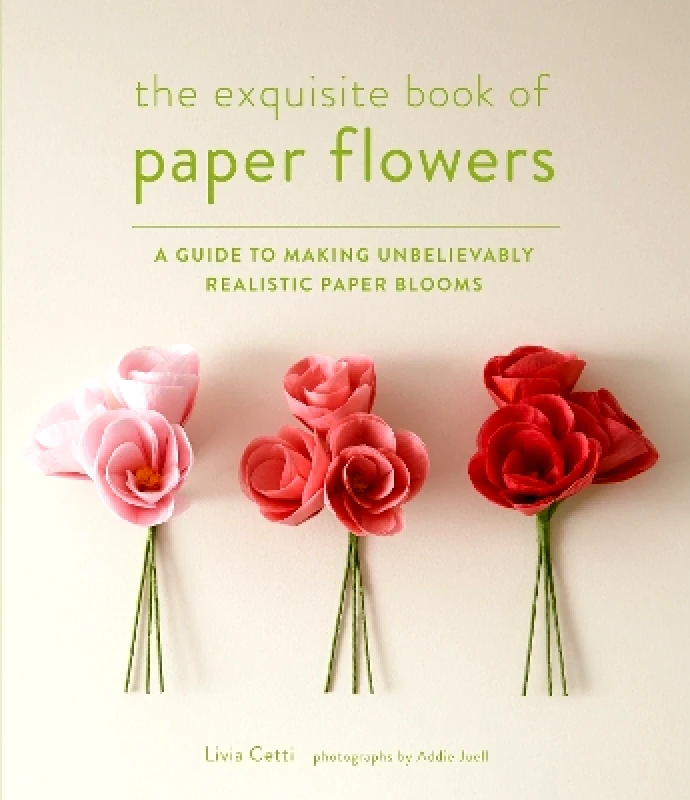 Stewart, Tabori & Chang Inc Exquisite Book of Paper Flowers: A Guide to Making Unbelievably Realistic Paper Blooms Livia Cetti Stewart, Tabori & Chang Inc 0317