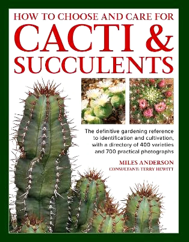Lorenz Books Cacti & Succulents, How to Choose and Care for: The definitive gardening reference to identification and cultivation, with a directory of 400 varieties and 700 practical photographs Miles Anderson Lorenz Books 0429