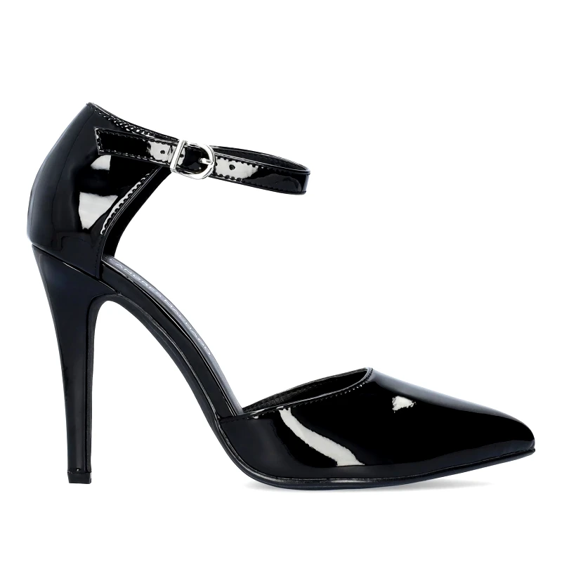 Andres Machado Andres Machado 6021-01L Γόβα Μαύρη 11cm