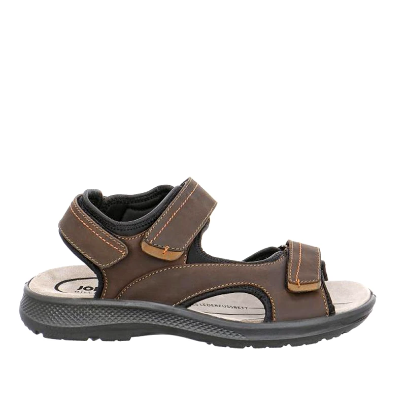 Jomos Jomos 5066127313069 Ανατομικό Δερμάτινο Comfort Πέδιλο Καφέ