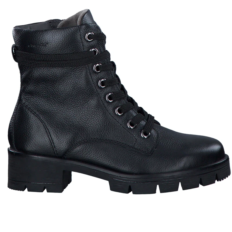 Tamaris Tamaris 55212-41-001 Ανατομικό Δερμάτινο Μποτάκι Μαύρο
