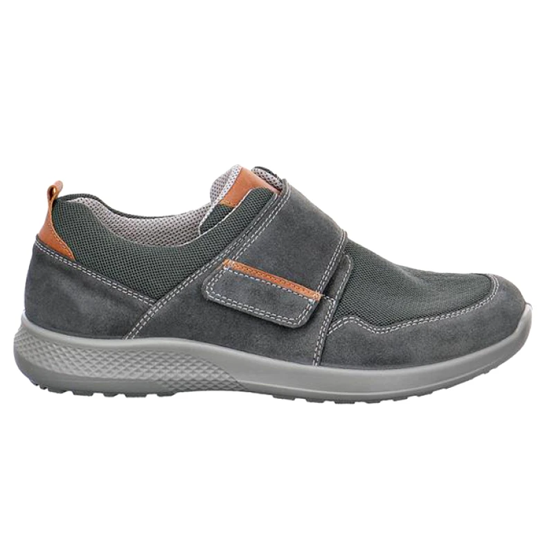 Jomos Jomos 3223898862033 Ανατομικό Δερμάτινο Comfort Casual Μαύρο