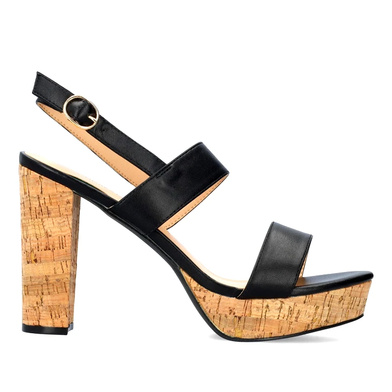Andres Machado Andres Machado 5734-01 Πέδιλο Μαύρο 12cm