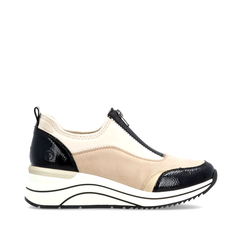 Remonte Dorndorf Remonte D0T08-60 Ανατομικό Δερμάτινο Sneaker Μπεζ