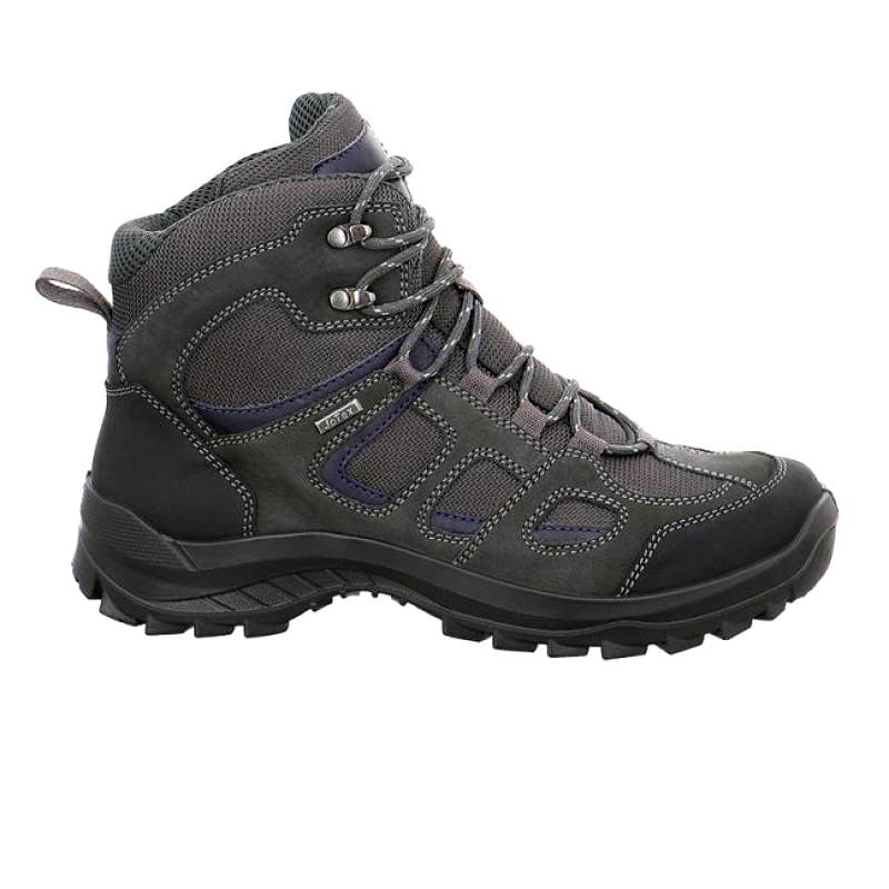 Jomos Jomos 4609011560096 Ανατομικό Δερμάτινο Comfort Μποτάκι Γκρι