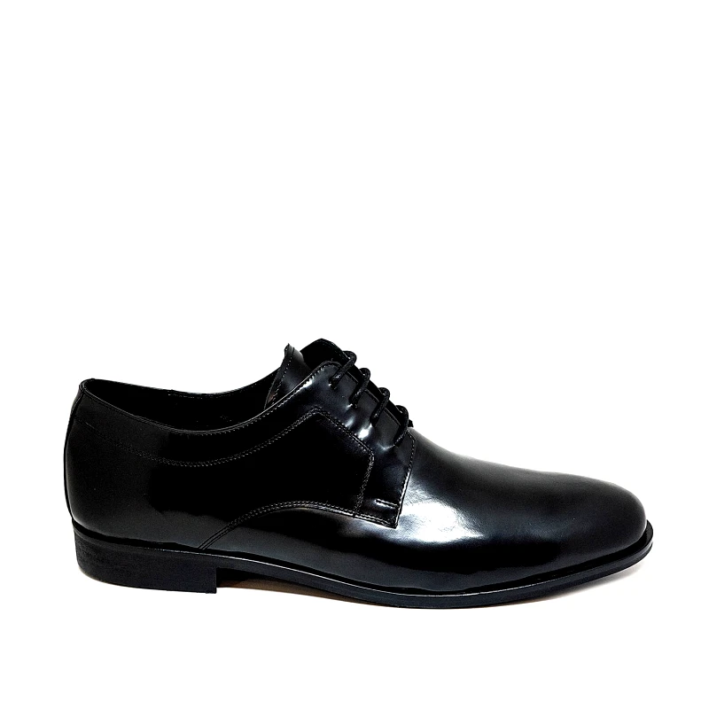 Bigshoes Bigshoes KL3710-01L Δερμάτινο Dress Μαύρο