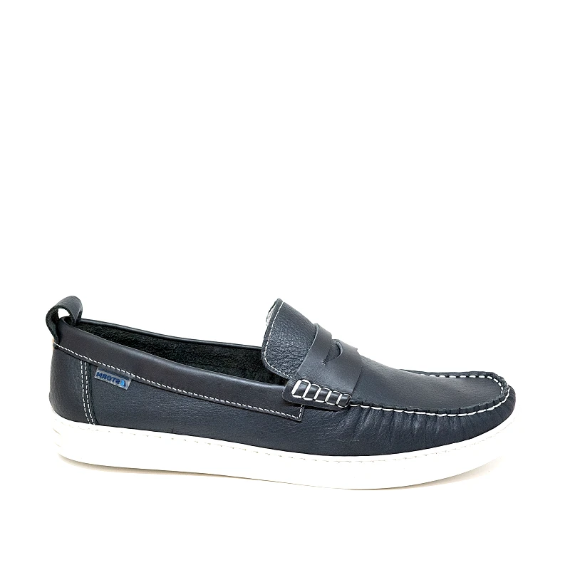 Storm Storm ST2400-12 Δερμάτινο Μοκασίνι Μπλε