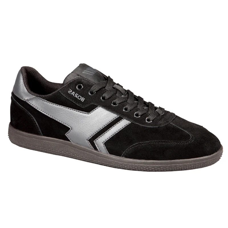 Boras Boras Retro Sports Socca 3541-1438 Δερμάτινο Sneaker Μαύρο