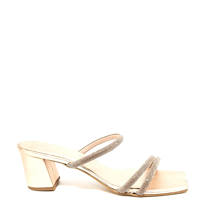 Bigshoes Bigshoes MX22133-06 Δερμάτινo Πέδιλο Χαλκός 7.5cm