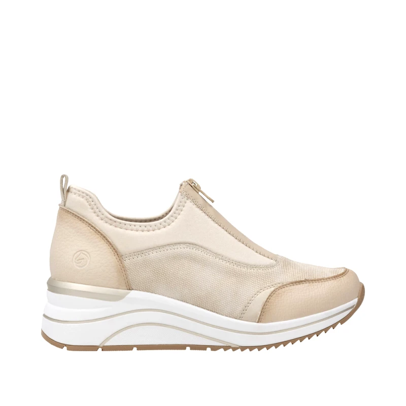 Remonte Dorndorf Remonte D0T08-61 Ανατομικό Δερμάτινο Sneaker Μπεζ