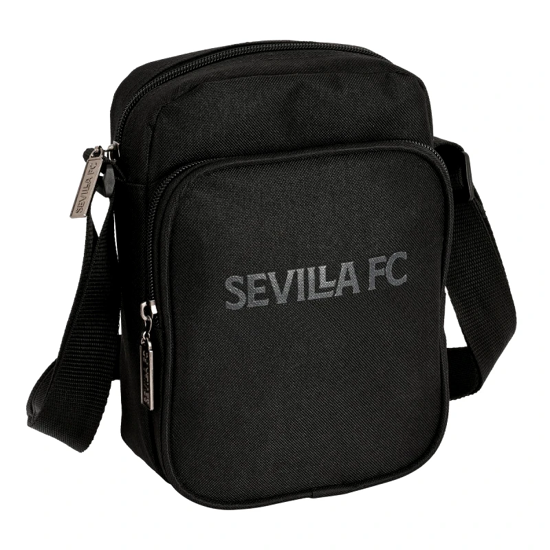 Sevilla Fútbol Club Τσάντα Ώμου Sevilla Fútbol Club Teen 16 x 22 x 6 cm Μαύρο