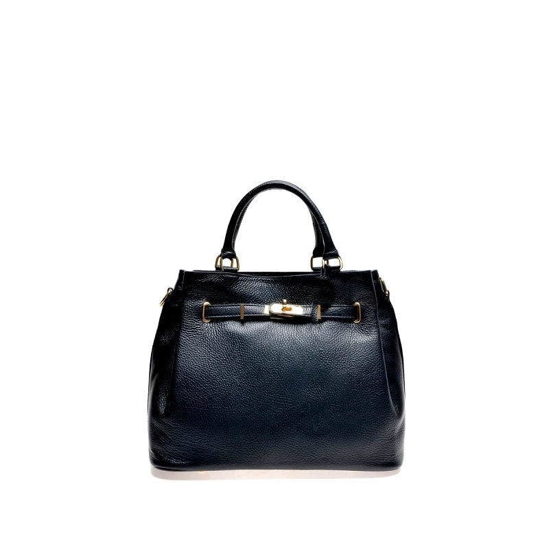Anna Luchini Γυναικεία Τσάντα Anna Luchini SS22-AL-1762-NERO Μαύρο 36 x 29 x 17 cm