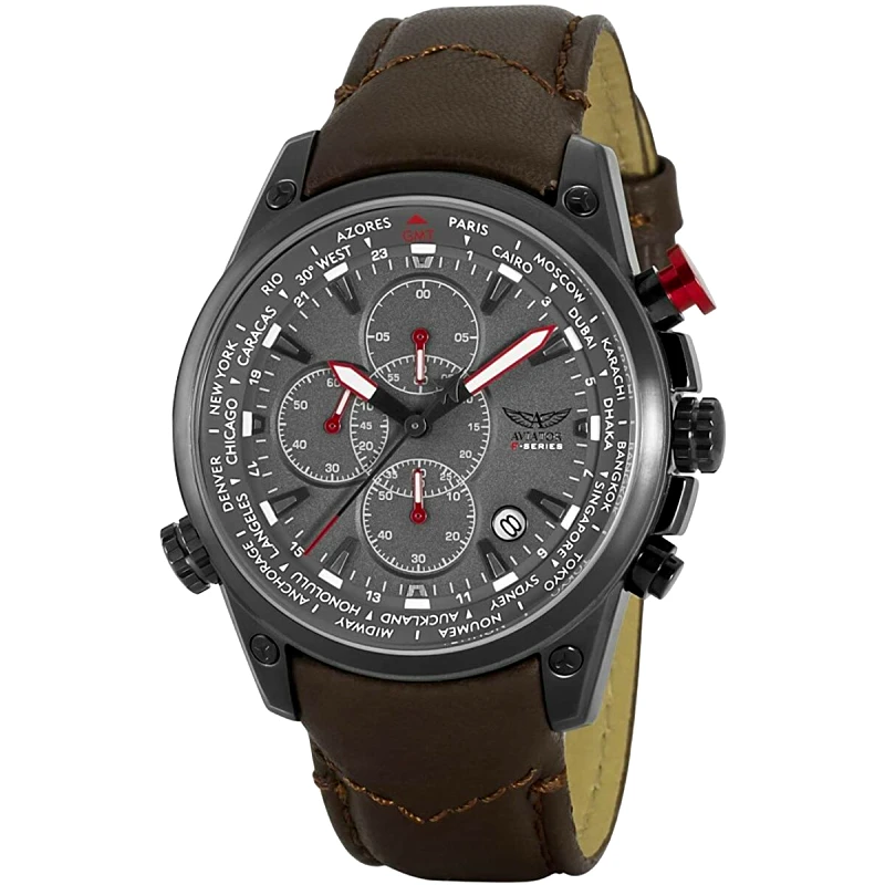 Aviator Ανδρικά Ρολόγια Aviator AVW1369G185S (Ø 43 mm) (Ø 44 mm)