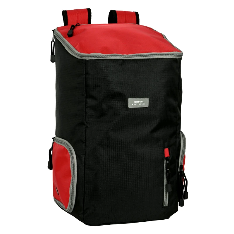 Safta Σακίδιο Safta Multisports Μαύρο Κόκκινο Αθλητισμός 28 x 50 x 22 cm
