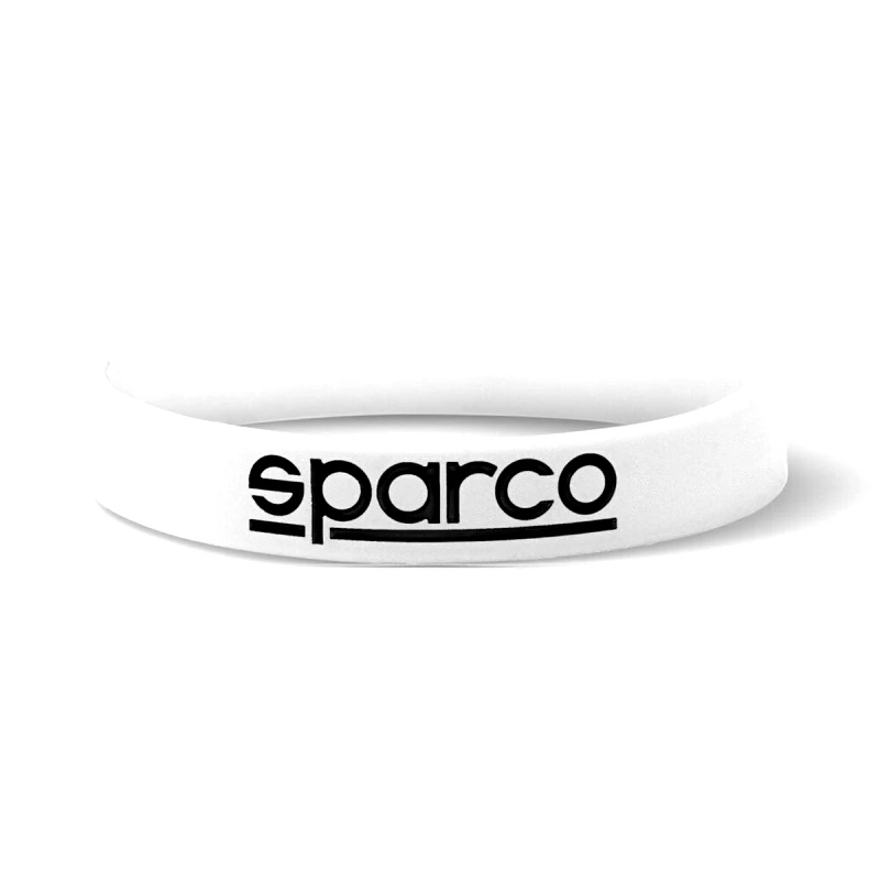 Sparco Ανδρικά Βραχιόλια Sparco S099093BI10 Σιλικόνη 9 cm Λευκό (Ένα μέγεθος) (x10)