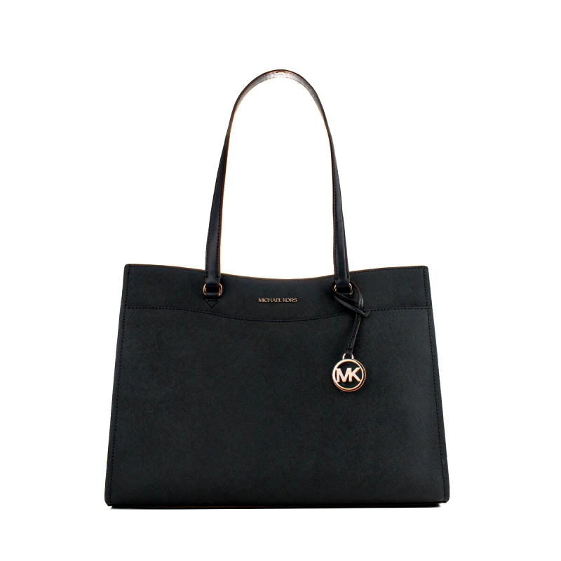 Michael Kors Τσάντα Ώμου Michael Kors 35F4STVT9B-BLACK Μαύρο 37 x 28 x 12 cm